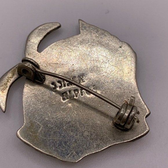 Mexico Alpaca abalone fish pin - Picture 2 of 4